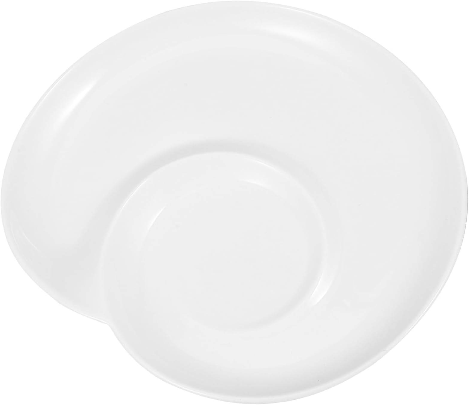 仕切り付きセラミックプレート 餃子皿 寿司皿 スナックサービングプレート キッチン料理トレイ