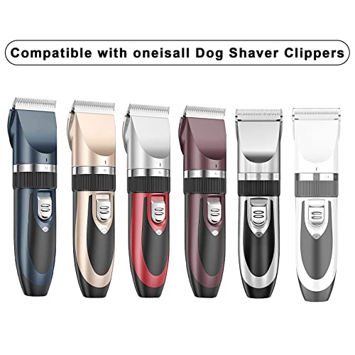 Dodaer 2 Pack Replacement Blade Compatible With Oneisall Low Noise Dog Clippers, Made Of Ceramic Blade & Stainless Steel Blade #TOP2