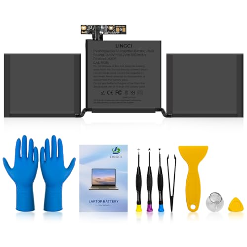 Image of A2171 Battery,A1708 A1713 Battery for MacBook Pro 13 Inch A2159 (2019) A2289 (2020) A2338 (2020) A1708 Late 2016 Mid 2017(Upgraded High Performance 11.41V 58.19Wh 5100mAh)