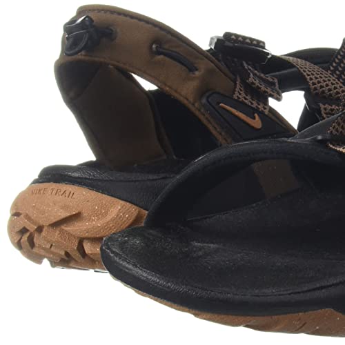 Image of Nike Mens Oneonta Sandal Black /Gum Med Brown-Cacao Wow NSW Elements Solar - 10 UK (DJ6603-002)