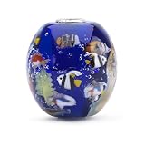  Troll Beads, Original, Blue Ocean, Mur Ano Cristal 925/de plata, tglbe de 00116