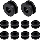 Rubber Grommet Kit M6, 10PCS Rubber Bushings for Wiring Protection, Panel Mount, Automotive, Motorcycle Fairing, Cable Protection, Vibration Isolation