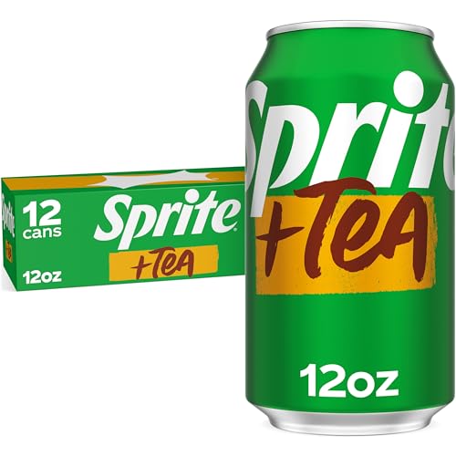 Image of Sprite + Tea, Lemon-Lime and Tea Flavored Soda , 12 fl oz, 12 pack