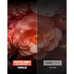 【360°Adjustable Stand & Auto Focus/Keystone】Mini Projector with WiFi and Bluetooth, 550ANSI Native 1080P Portable Outdoor Movie Projector, VOPLLS Home Projector 4K Support for HDMI/USB/Phone/PC(Black) - Image 4