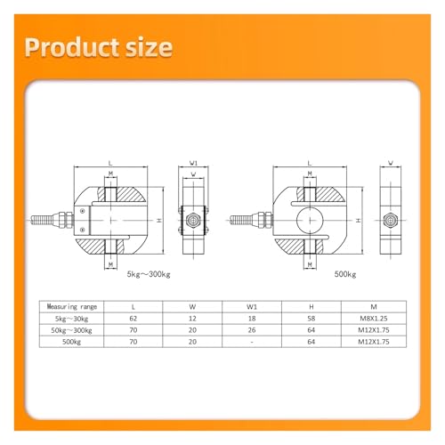 Capteur de charge type S 30 kg avec indicateur d'affichage de force - 4