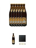 odin trunk rewe  Odin Trunk Honigbier 7 x 0,5 Liter Deutschland + Schiefer Glasuntersetzer eckig ca. 9,5 cm Durchmesser