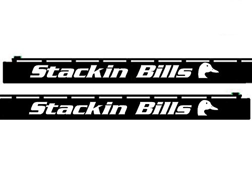 Waterfowl Decals Shotgun Barrel Decal - Stackin Bills - SBD013 (White)