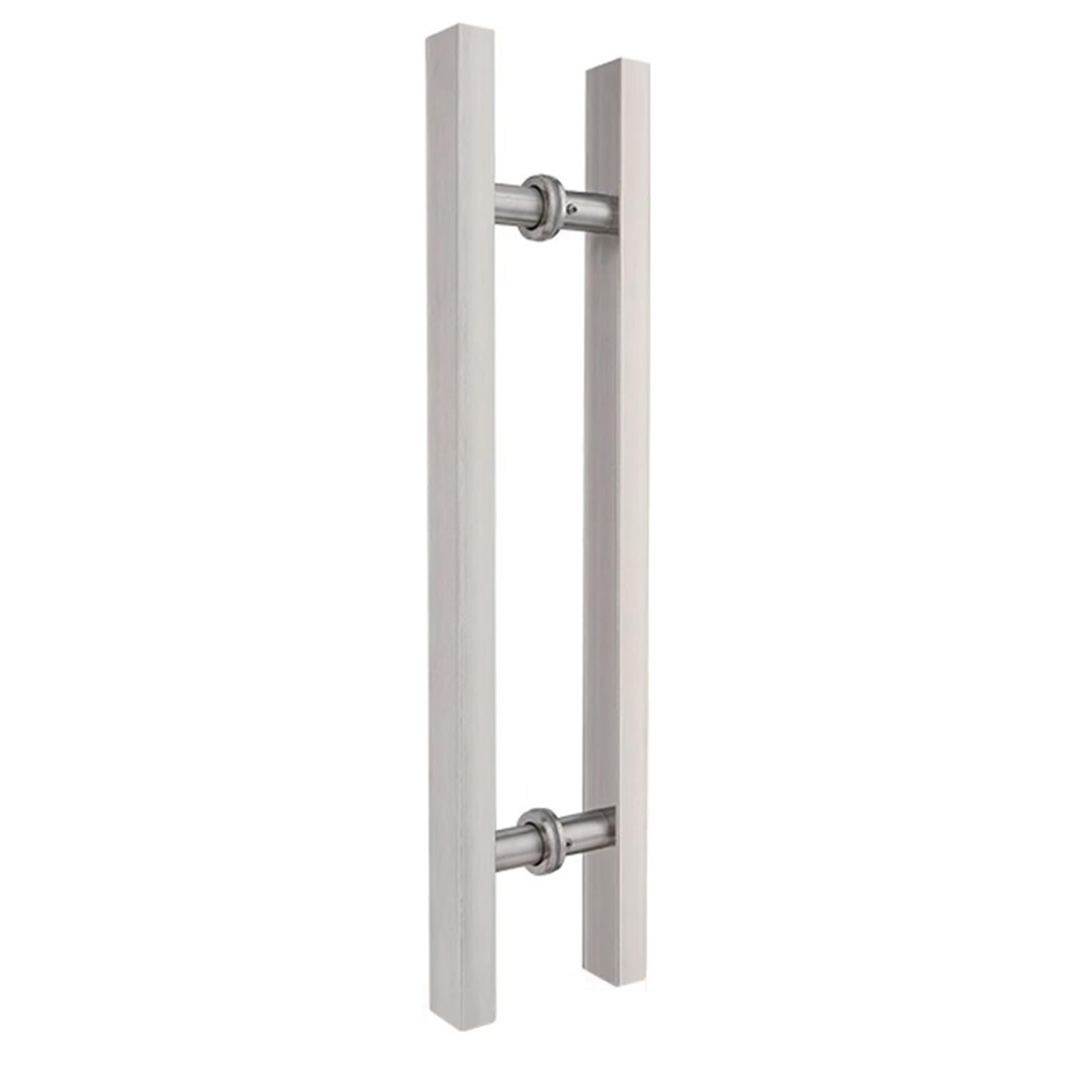 Dwustronna Klamka Do Drzwi Prysznicowych, 1 Para Wymiennych Klamek Do Drzwi Prysznicowych W Kształcie Litery H, Do Drzwi Szklanych I Drewnianych, Łatwa Instalacja(Brushed Silver,1200MM)