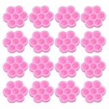 Lurrose 200Pcs Wimpern Kleber Pad Kunststoff Blume Form Kleber Tasse Falsche Wimpern Kleber Halter Verlängerung Tray Halter für Wimpern Verlängerung Versorgung