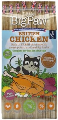 Little BigPaw British Chicken Complete dry food for Adult Cats 1.5kg