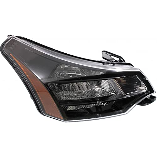 CarLight360: For 2010 2011 Ford Focus Headlight Assembly Passenger Side w/Bulbs DOT Certified Replacement for FO2503269 | 9S4Z13008C, 9S4Z13008A