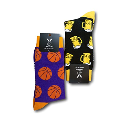 Chaussettes de football TwoSocks pour hommes et femmes en coton taille unique