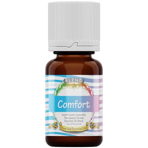 Pure Gold Stress Relief Blend Essential Oil, 100% Natural & Undiluted, 10ml