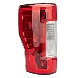Left Driver Side Rear Tail Light Assembly Compatible With 2017-2019 Ford F-250 F-350 Super Duty Tail Light Rear Brake Lamps Replacement Taillights (w/o Blind Spot) (w/o LED)