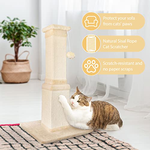 image for AGYM Cat Scratching Post, 32 Inch Cat Scratching Post for Large Cats, 
