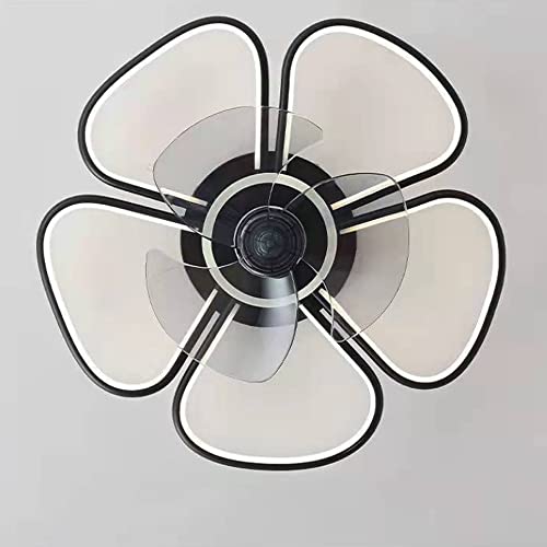 Dlsixyi Nordic Bedroom Ceiling Fans With Lights Modern Living Room Silent Fan Chandelier Nordic Ceiling Light With Fan Restaurant Flower Ceiling Fan With Lamps 60W*2 #TOP5