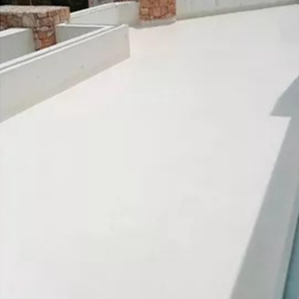 Pintura ECO de Caucho Reforzada con Fibras (20kg - Color: Blanco) - Impermeabilización de tejados, fachadas y terrazas. Gran resistencia y elasticidad