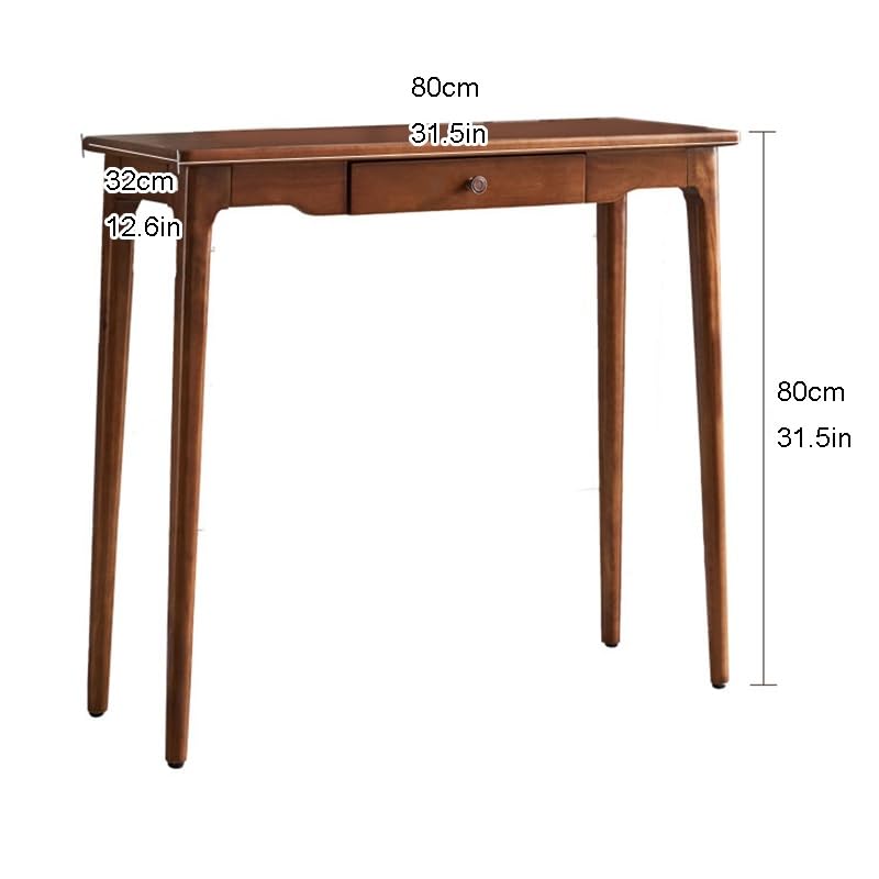 Mesa de entrada de madera con diseño elegante y funcional para hogar 3