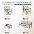 HERA'S HOUSE 7 Piece Patio Furniture Set, 2 x Swivel Chair, 2 x Fixed Chair, 2 x Ottoman, 1 x 3-Seat Sofa, All Cushioned Outdoor Conversation Set for Lawn Garden Backyard