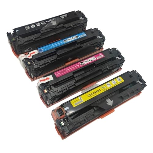 GLYPCGTS Cartucho De Tóner Compatible con HP 200 M251 M276 For Impresoras 200 Color M251n M251nw M276n M276nw M276fnw,Accesorios