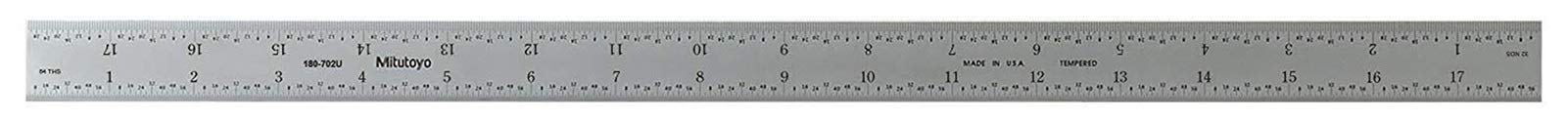 Hochpräzisions-Schnellwinkel, 180-702U Kombinations-Vierkantklinge 18 Zoll Länge 1/32 1/64 1/50 1/100 Zoll Abstufungen