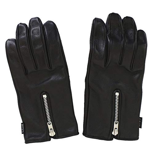 [Schott NYC] [ショット] 3109075 ZIP LEATHE GLOVE ジップレザー グローブ 09BLACK M