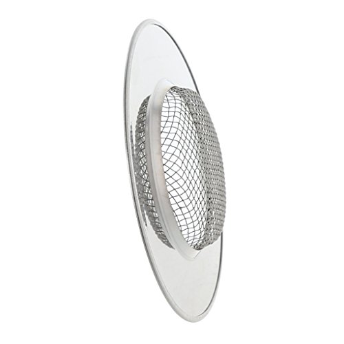 Colador para fregadero de acero inoxidable plateado miniatura 5