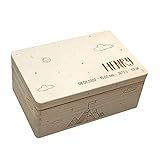 Personalisierte Erinnerungsbox Box Aufbewahrungsbox Erinnerungskiste mit Namen Holzkiste für Kinder Geschenkbox Geschenkidee für Jungs Mädchen Bergwelt Weihnachten Geburtstagsgeschenk hellomini
