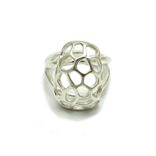 Bague en argent massif 925 Empress, éclat intemporel et ciselage d'orfèvre