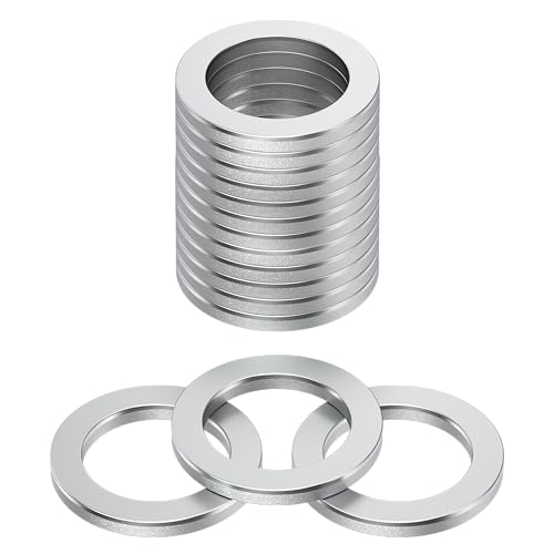 Image of Aluminium Oil Drain Plug Gaskets - 14mm Crush Washer for Leak Proof Sealing - Durable and Reliable Oil Plug Washer - Compatible with Hyundai & Kia Part# 21513-23001 (Pack of 15)