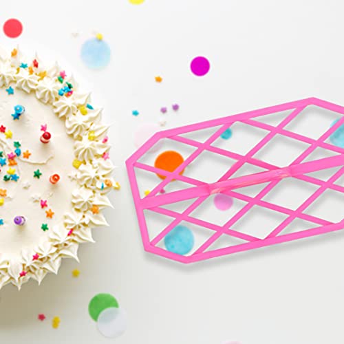 Molde para fondant y cortadores decorativos rosa miniatura 5