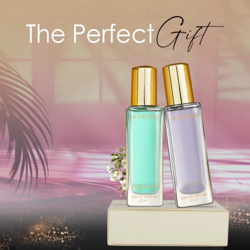 Image of La French Unisex Perfume Gift Set Elegant & Luxe | Long Lasting Eau De Parfum | Perfume for Men & Women | Premium Travel Size Perfumes | Set 2x20ml | Fragrance Set