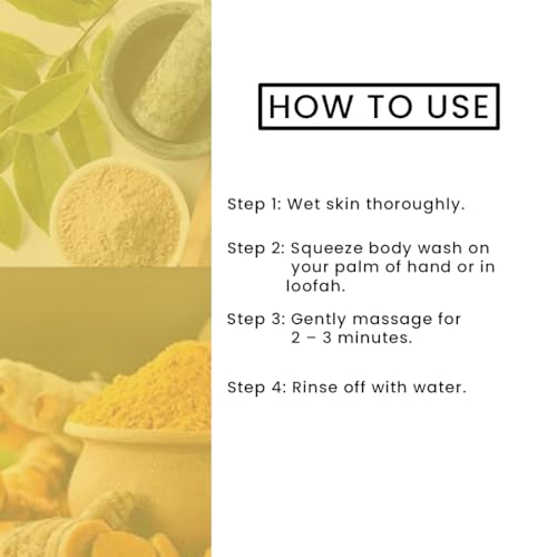 Image of Khadi Organique Sandal Turmeric Body Wash(SLS & PARABEN FREE) 210 ML