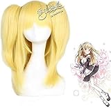 Uearlid Anime Boku Wa Tomodachi Ga Sukunai Hair Hasegawa Kobato Cosplay Wig Golden Ponytails Halloween Cosplay Wigs + Wig Cap Coser Wig