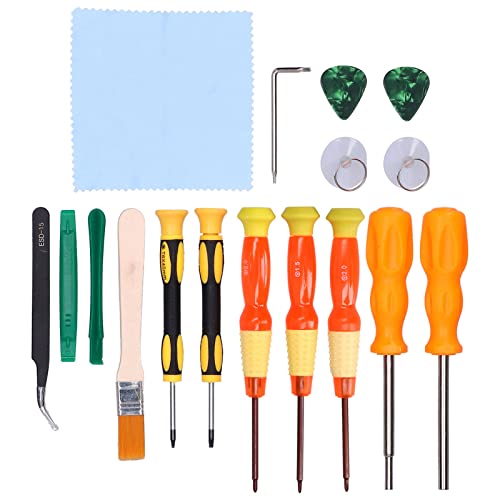 SUCIE Kit de Herramientas de Reemplazo de Joystick de Reparación, Herramientas de Reemplazo de Joystick 17 en 1 Duraderas para el Controlador N-Switch Lite para el Controlador N-Switch