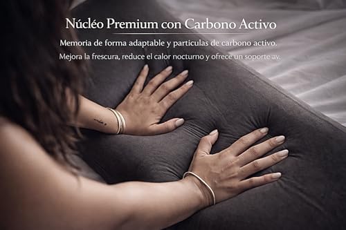 Miniatura 6 de D A Gama Home Collection Almohada Visco Elastica Carbono Con Funda Doble Cara 3d Fresh 90 Cm
