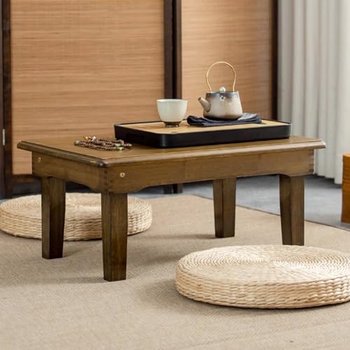 Mesa de centro de madera plegable 27cm apta para interior y exterior 7