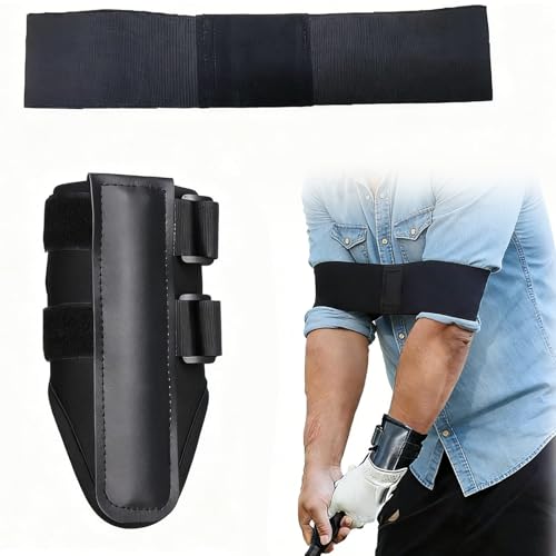 KINGTAIXIN Golf Wrist Training Aid, 2 Pack Golf Swing Band and Golf Wrist Correction Trainer, Golf Grip Trainer for Beginners Arm Posture Correcting