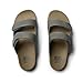 REEF Cushion Tradewind SL Mens Fashion Slides, Adjustable Vegan Leather Straps, Ultra Soft Cushion Footbed, Grey/Tan, 8