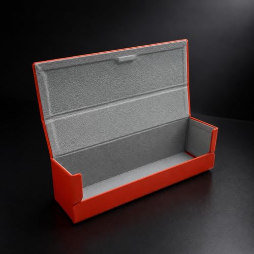 Image of First Lens Sunglasses Case, Portable Triangular Foldable Eyeglass Case, Hard Shell Protective Eyewear Holder for Men and Women