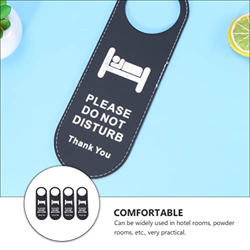 8 Pezzi Non Disturbare Segno Pelle Se si Prega di