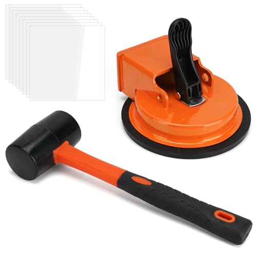 Floor Gap Fixer Tool Kit with Rubber Mallet and 8