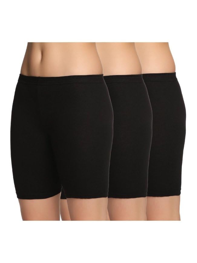 Lux Karishma Shorts - 100% Pure Cotton, Soft & Breathable Undershorts for Women & Girls, Non-See-Through, Perfect for Layering Under Skirts & Everyday Use (Colors May Vary)-image-13