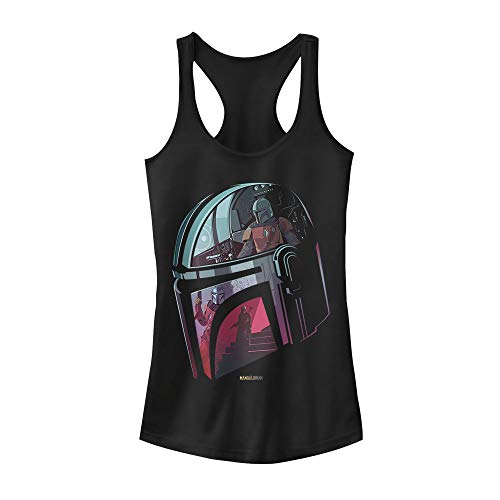 Débardeur Mandalorian pour femme coupe ajustée noir XL