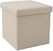 Sywlwxkq Tabourets & Ottomans Repose-Pieds de Rangement pour Salon, Pouf Ottoman rembourré, Repose-Pieds, Coffre de Rangement pour Jouets, Tabouret de Chambre à Coucher avec Couvercle, Lumi