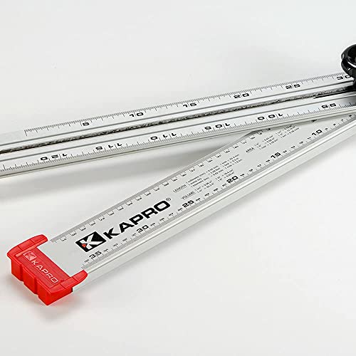 Kapro - 317 Adjustable Drywall T-Square Tool - Aluminum - For Layout And Marking - Features Sliding Head And Dual Directional Printed Scale - 48 Inch #TOP5
