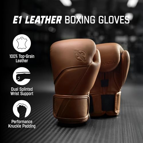 Hayabusa E1 Leather Boxing Gloves 14 oz