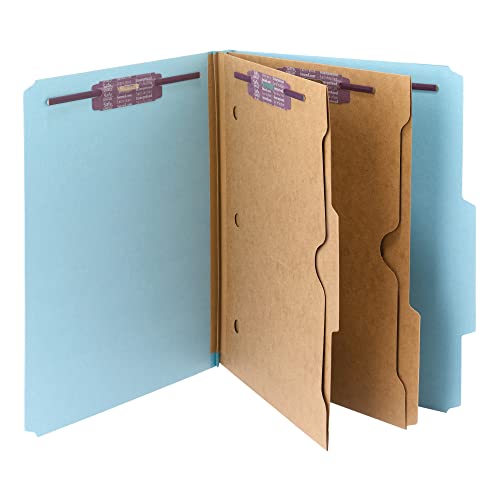 Dossier de classification Letter bleu Smead pour archiver vos documents