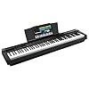 STRICH Digital Piano 88 Key Full Size Weighted Keyboard, Hammer-Action Portable Electric Piano For Beginner Adults, Bundle With Sustain Pedal, Piano Stickers, Music Rest, Black, SDP-P7