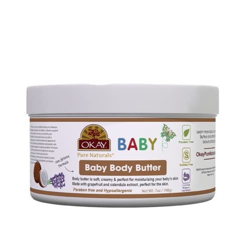 Okay | Baby Body Butter | For All Skin Types | Gently Moisturize And Protect | Nourishing | Free Of Sulfate, Silicone & Paraben | 7 Oz #TOP19